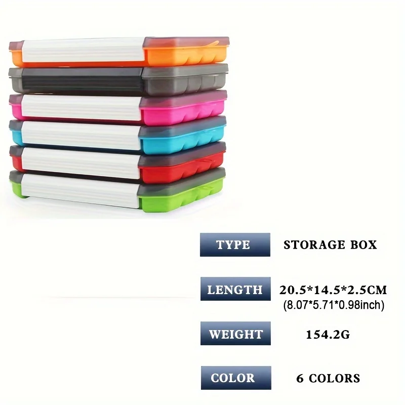 Caja de aparejos de pesca de gran capacidad, accesorios de pesca impermeables, almacenamiento de anzuelos, cajas organizadoras de cebo, artículos de pesca, 1 unidad - imagen 3