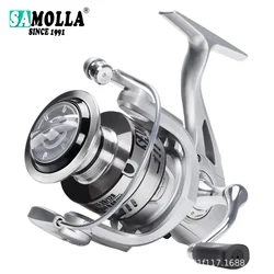 Carrete de Spinning Samolla 5.2:1 – Freno 12kg con 6+1 rodamientos