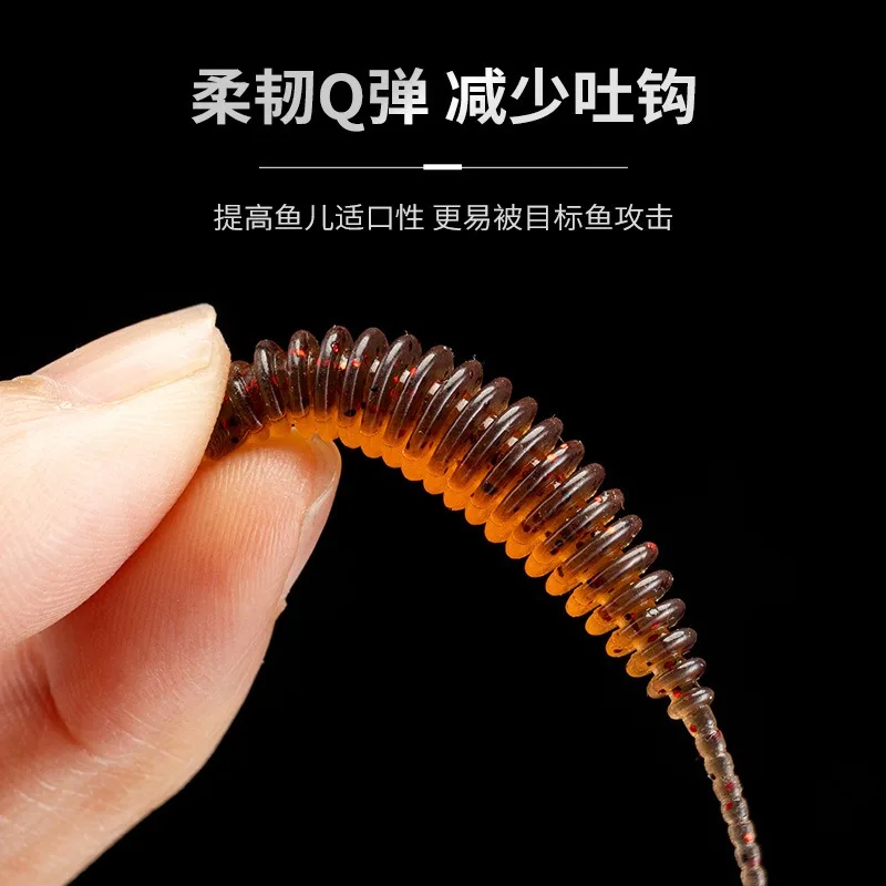 2025 caliente 10 Uds cebo blando 40mm/50mm Señuelos de Pesca Pesca carpa pesca lubina señuelo Isca artificial PVA - imagen 3