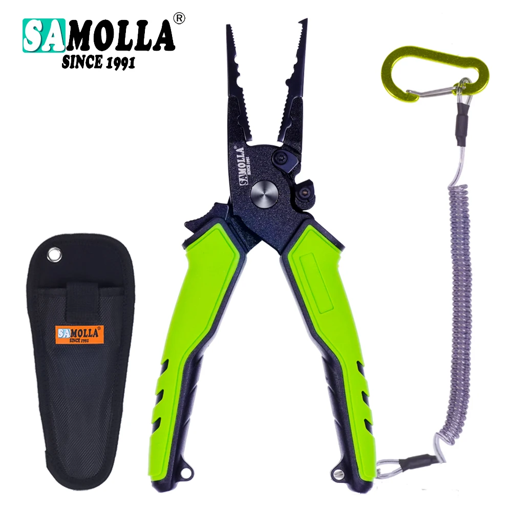 Alicates Pesca SAMOLLA Aluminio Acero 420 - vista principal