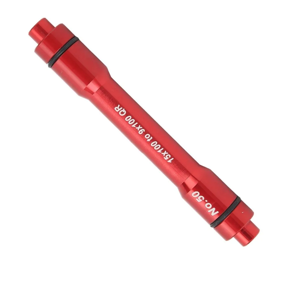 Adaptador de eje pasante de aleación de aluminio duradero, adaptador de montaje de horquilla de 15mm a 9mm y 100mm, pincho de liberación rápida para mantenimiento de bicicleta - imagen 2