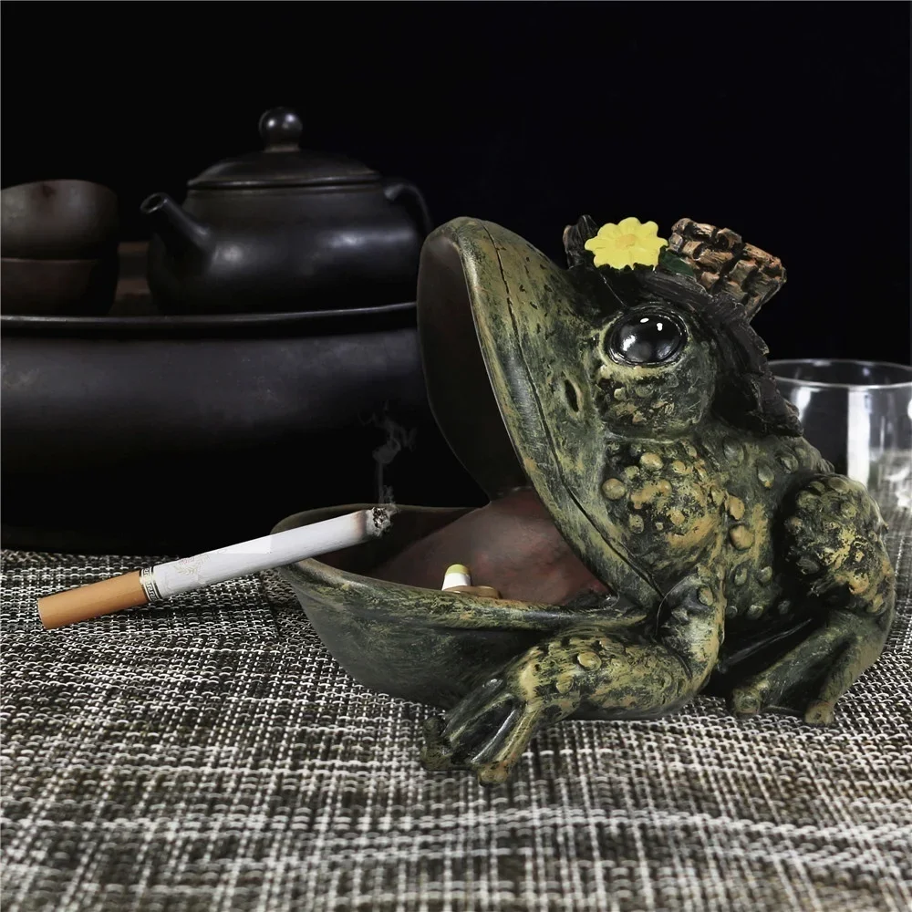Cenicero de jardín diseño animales rana tortuga cocodrilo moderno - imagen 5