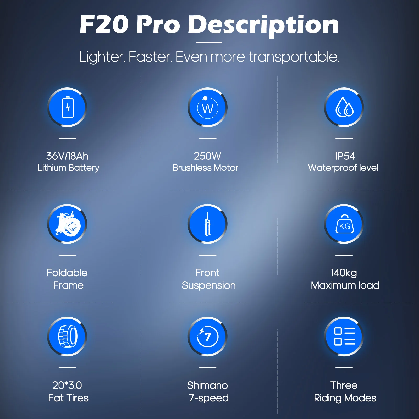 Batería extraíble Fafrees F20 Pro