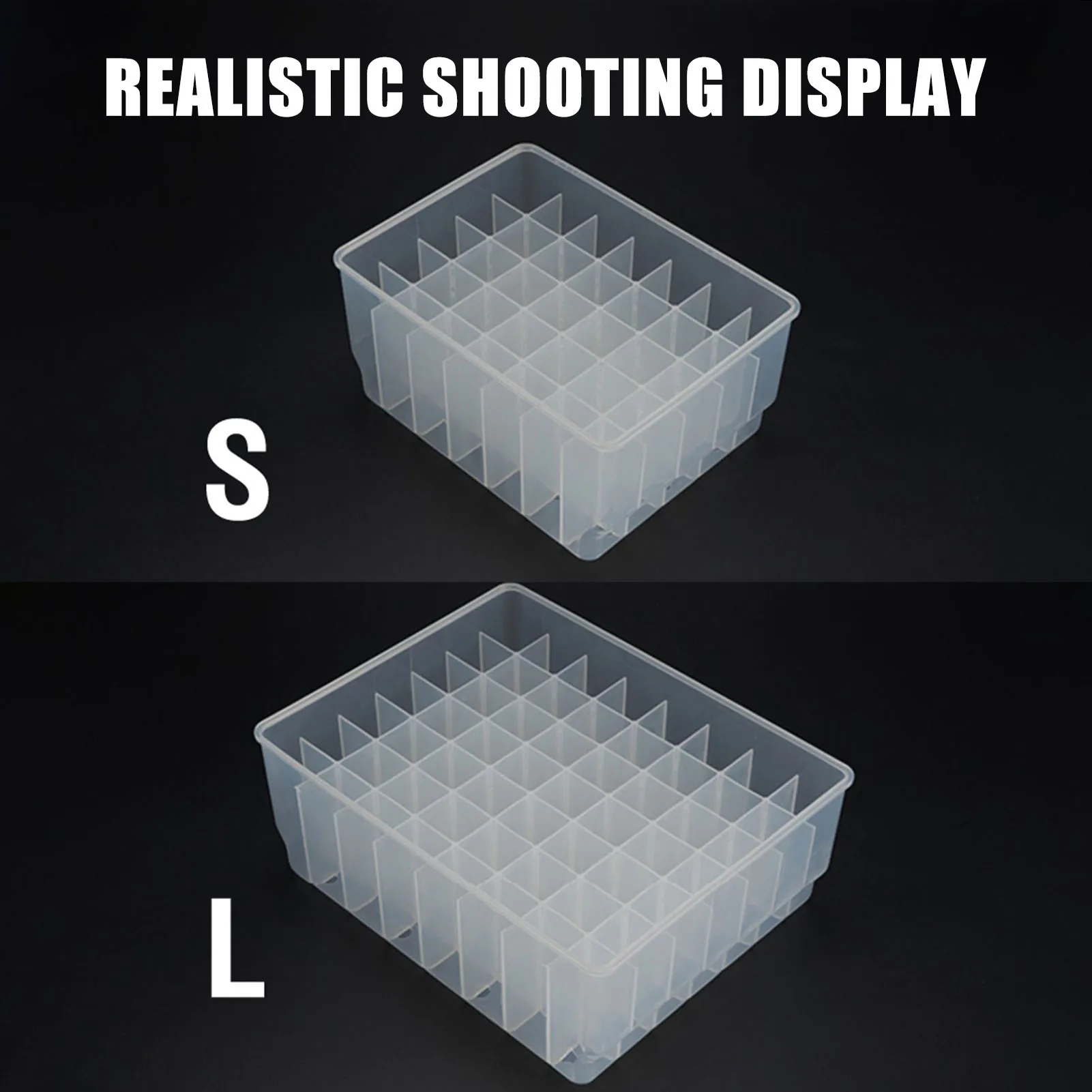 Caja de almacenamiento de Señuelos de Pesca de 35/56 rejillas, estuche organizador de equipo de pesca transparente portátil, caja de almacenamiento de gran capacidad para herramientas de pesca - imagen 4