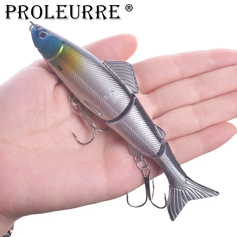 1 cebo duro multiarticulado 12,5 cm 18g señuelo de pesca cebo de articulación realista Wobblers hundimiento Swimbait señuelo de pesca Crankbait