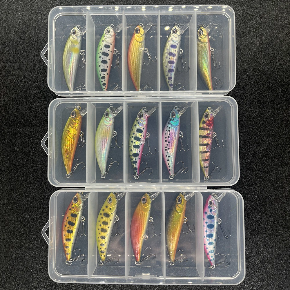 Señuelo Micro Minnow Wobbler hundimiento para trucha lubina y carpa