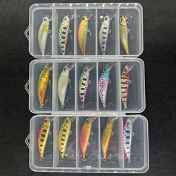 Señuelo Micro Minnow Wobbler hundimiento para trucha lubina y carpa