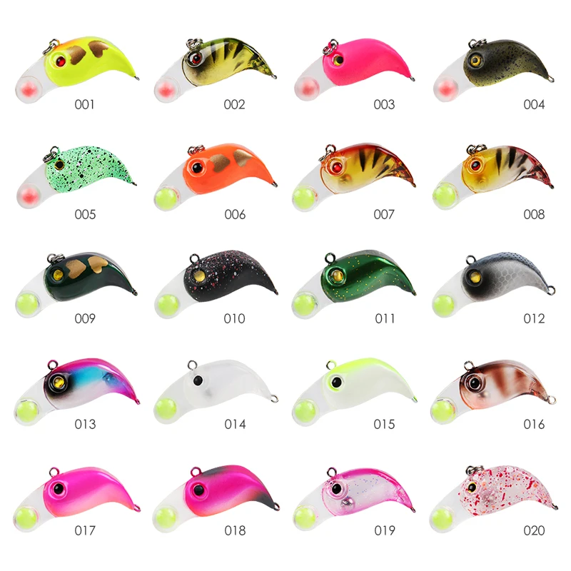 LETOYO-2,5g/25mm,Mini señuelo de pesca giratorio, Micro VIB, cebo de fundición, Crankbait, Wobblers, percha, Lucio de trucha, aparejos de  pesca cebos vinilos señuelos de pesca spinning señuelo pesca cebo mini jigs - imagen 3