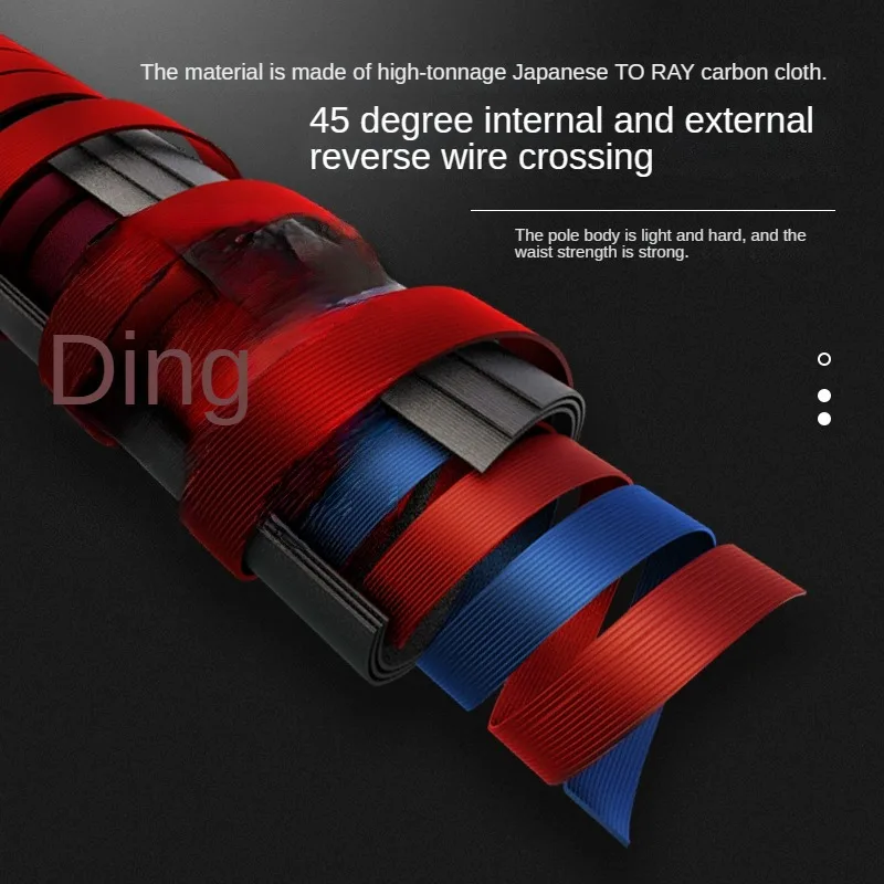 DSNY-caña de pescar giratoria de fundición de fibra de carbono FUJI Jigging, señuelo de 2,9 m, línea de 20-160g, caña de barco para lubina de mar, 15-55lb - imagen 2