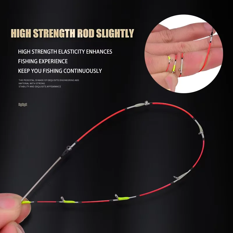 Caña de pescar con señuelo de lagarto, Surfcasting para carpa, caña de pescar telescópica en roca, caña ultraligera de fibra de carbono para carrete - imagen 4