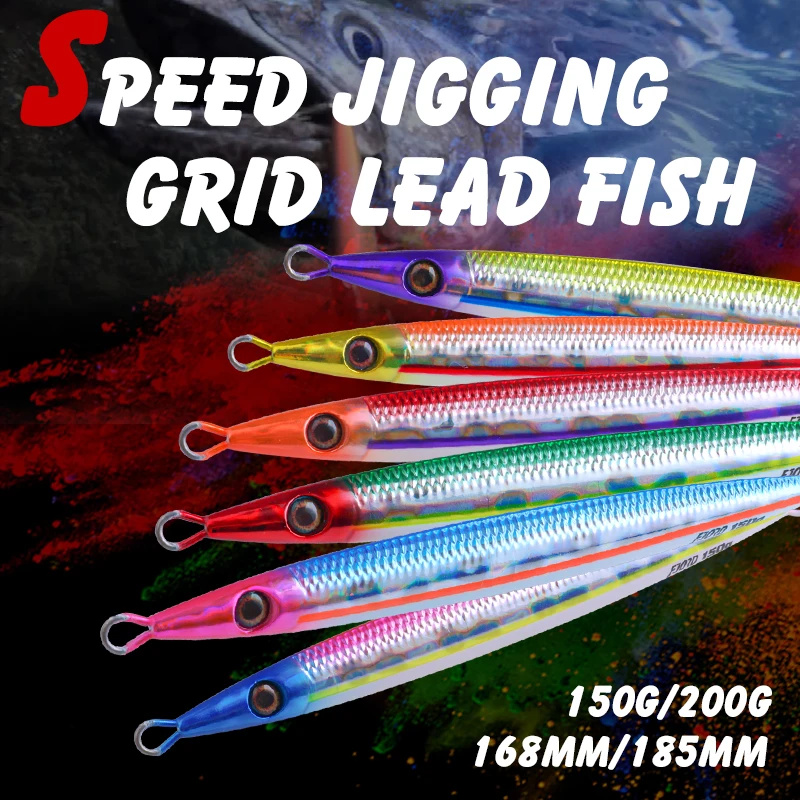 FJORD 150g 200g velocidad Jigging Señuelos de Pesca cebos duros Swimbaits plantilla de Metal aparejos de pesca de agua salada de mar recién llegados 2024 - imagen 3