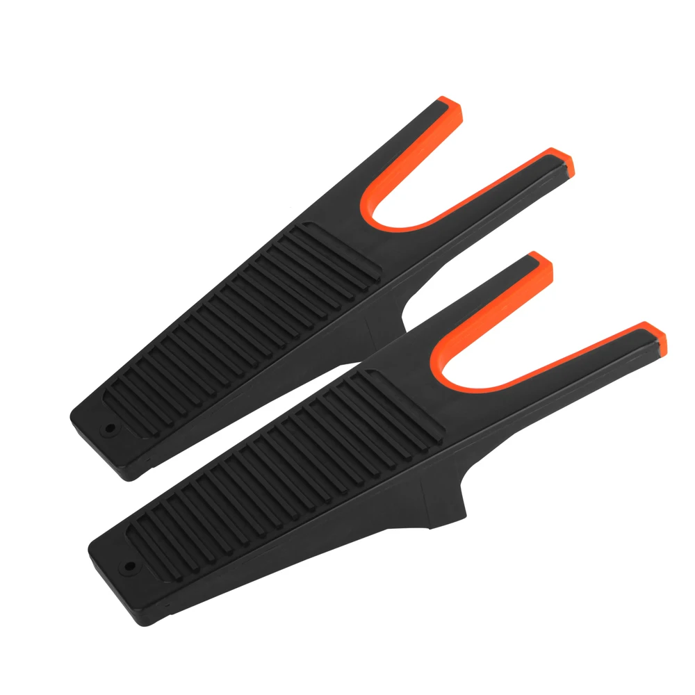 2Pcs Black-Orange
