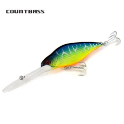 Countbass-señuelos Wobbler de cebo de manivela profunda para pesca, cebos Chatterbait Jerk, señuelo de pescador Shad Crank Minnow, 66mm, 9,2g