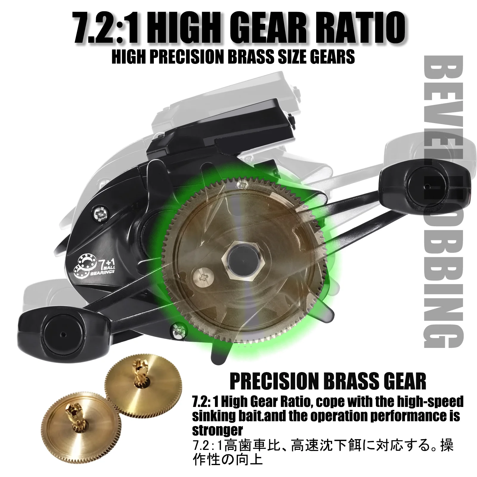 Experimentar precisión y potencia con nuestra relación alta y engranajes de latón