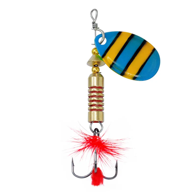Señuelo de pesca cebo compuesto 6g rotación Metal señuelos artificiales lentejuelas atracción de peces Spinner cebo 1 pieza venta - imagen 5