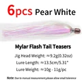 6pcs Pearl White