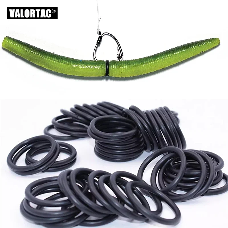 Wacky O Ring diámetro interior 4,5mm 5,5mm, accesorios de pesca 50 unids/lote, juego de aparejos de pesca de jigging para aparejos de pesca Neko Rig - imagen 4