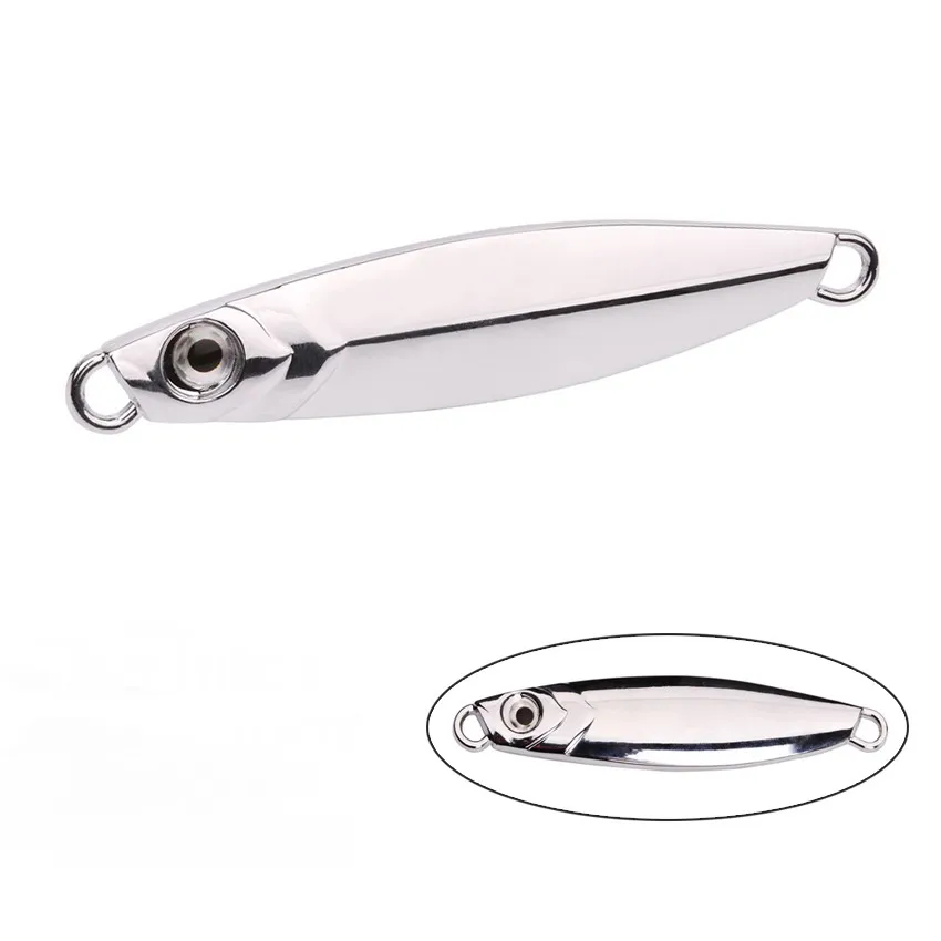 Señuelos de plantilla de Metal, cebo giratorio para pesca de lubina, accesorios de agua salada, Wobblers para curricán, 60g, 80g, 100g, 1120g - imagen 5