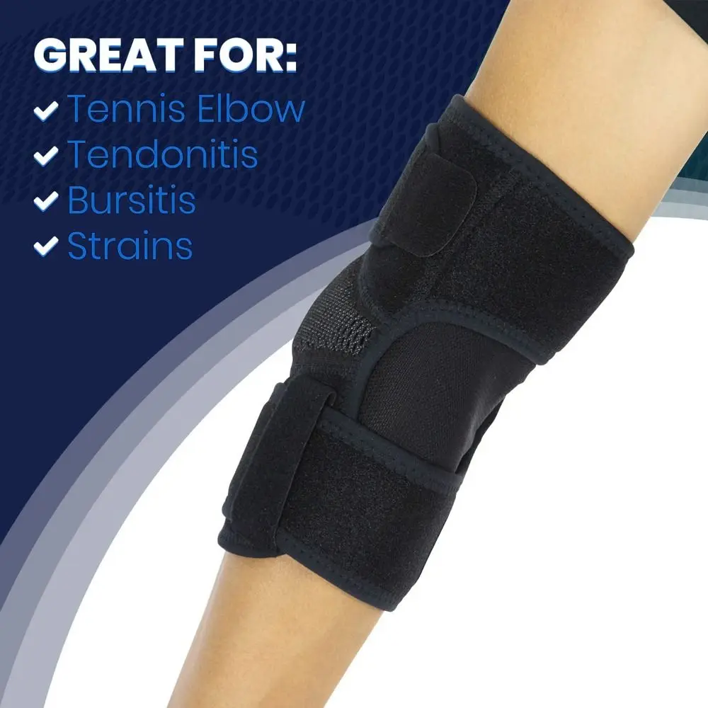 Almohadilla de compresión, manga de tenis, equipo protector envolvente para tendinitis de brazo, protectores de codo, codera superior, codera deportiva - imagen 3