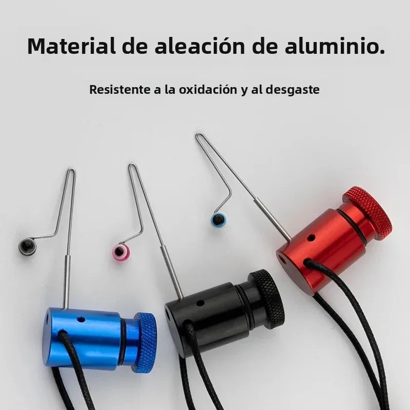 Micro prensa de cebo de pesca para niños, exprimidor de Metal, Extractor de anzuelos para quitar anzuelos pequeños, accesorios de herramientas de pesca - imagen 5