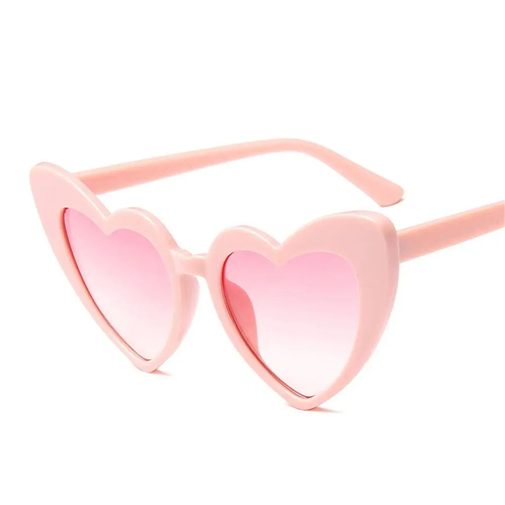 Gafas con efecto de corazón y efecto de luz, gafas de sol retro lindas en forma de corazón, gafas de sol rosas - imagen 3