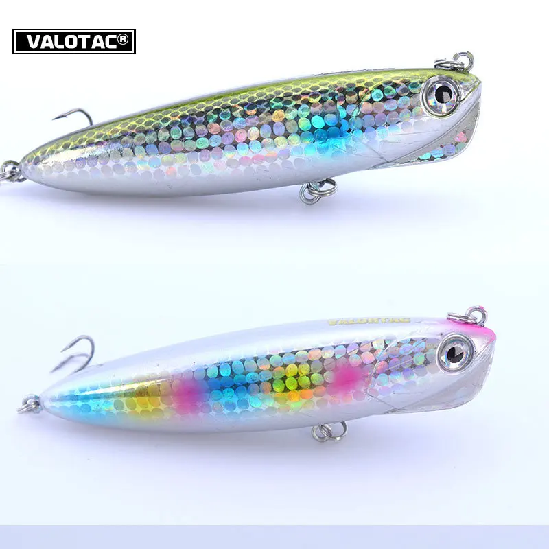 Señuelo de pesca suspendido de hundimiento lento, 18g/95mm, minow pencil wobbler, se mantiene solo por encima de la parte inferior