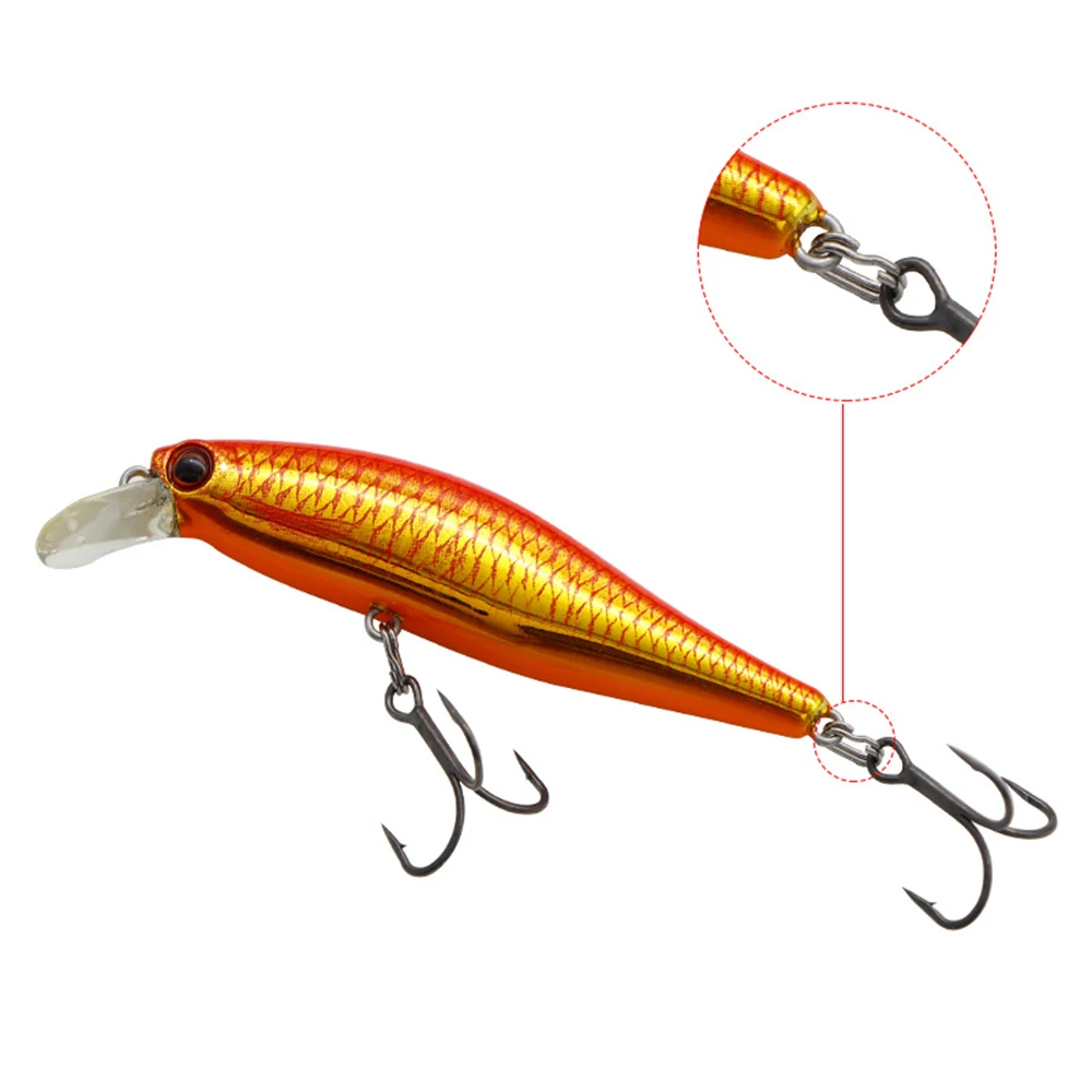 50Pcs Split Rings Fishing Snap Stainless Steel Oval Split Rings Hooked Snap Fishing Lure Connector Saltwater Accessories - imagen 4