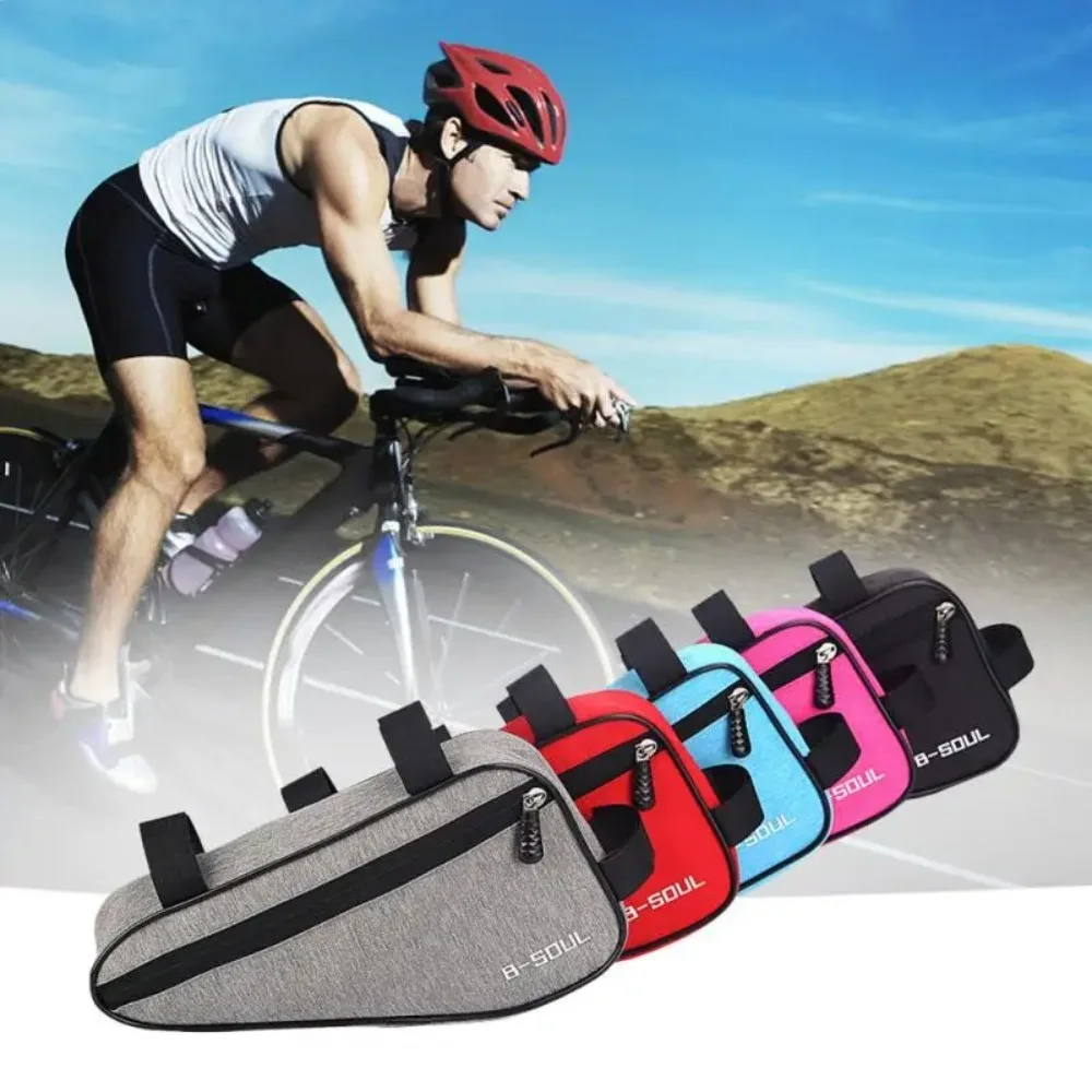 Bolsas de marco triangulares portátiles para bicicleta de montaña, bolsa triangular para SILLÍN de carretera, bolsas de tubo superior con marco portátil, bolsas de ciclismo, bolsa para bicicleta de montaña - imagen 3