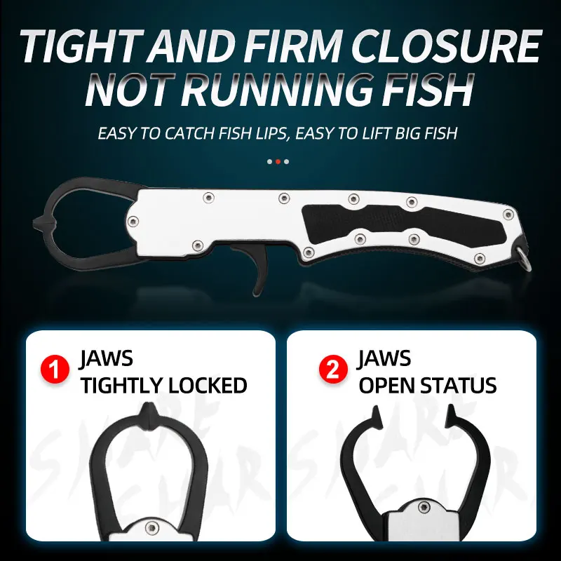 Empuñadura de pesca portátil de aleación de aluminio, herramientas de pesca, 3 tamaños, 20kg - imagen 4