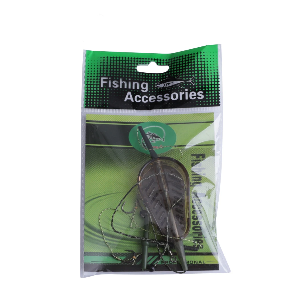 FTK-lanzador de cebo de carpa, alimentador de método en línea, molde de 40g-100g, juego de plomada de cebo, alimentador de pesca de carpa, herramienta de soporte de cebo - imagen 4