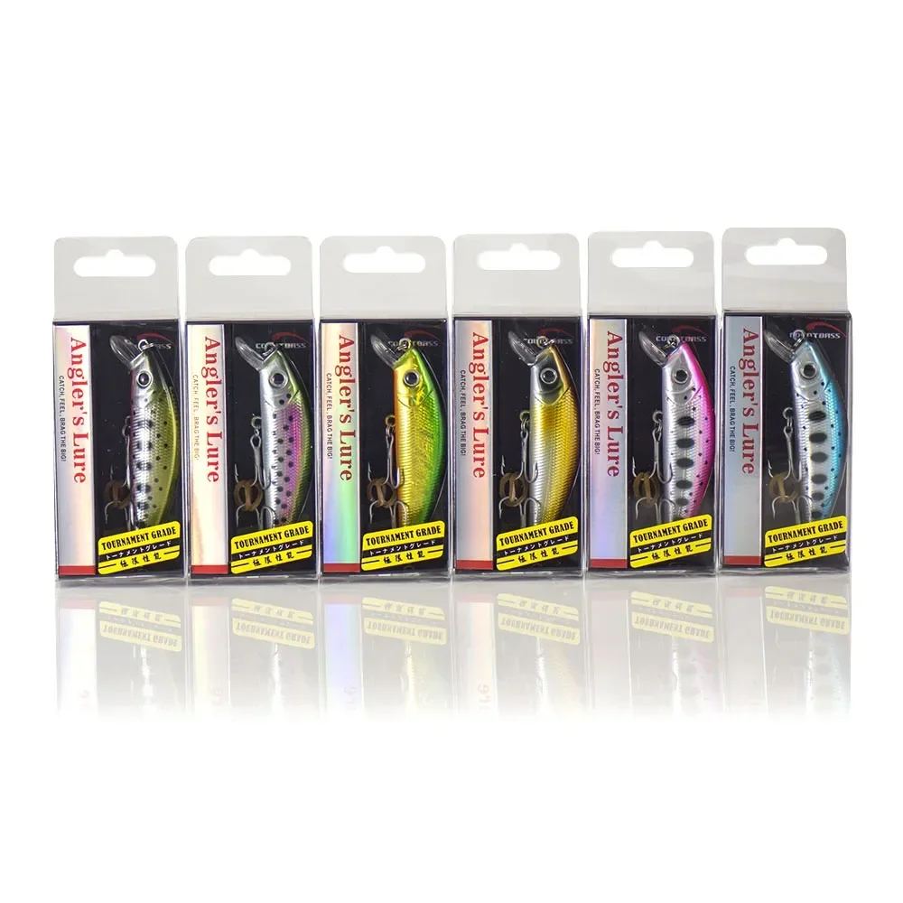 Countbass Minnow 65mm 8g Señuelos de Pesca Hardbaits, Cebo de Pesca tipo Crappie de Agua Dulce - imagen 5