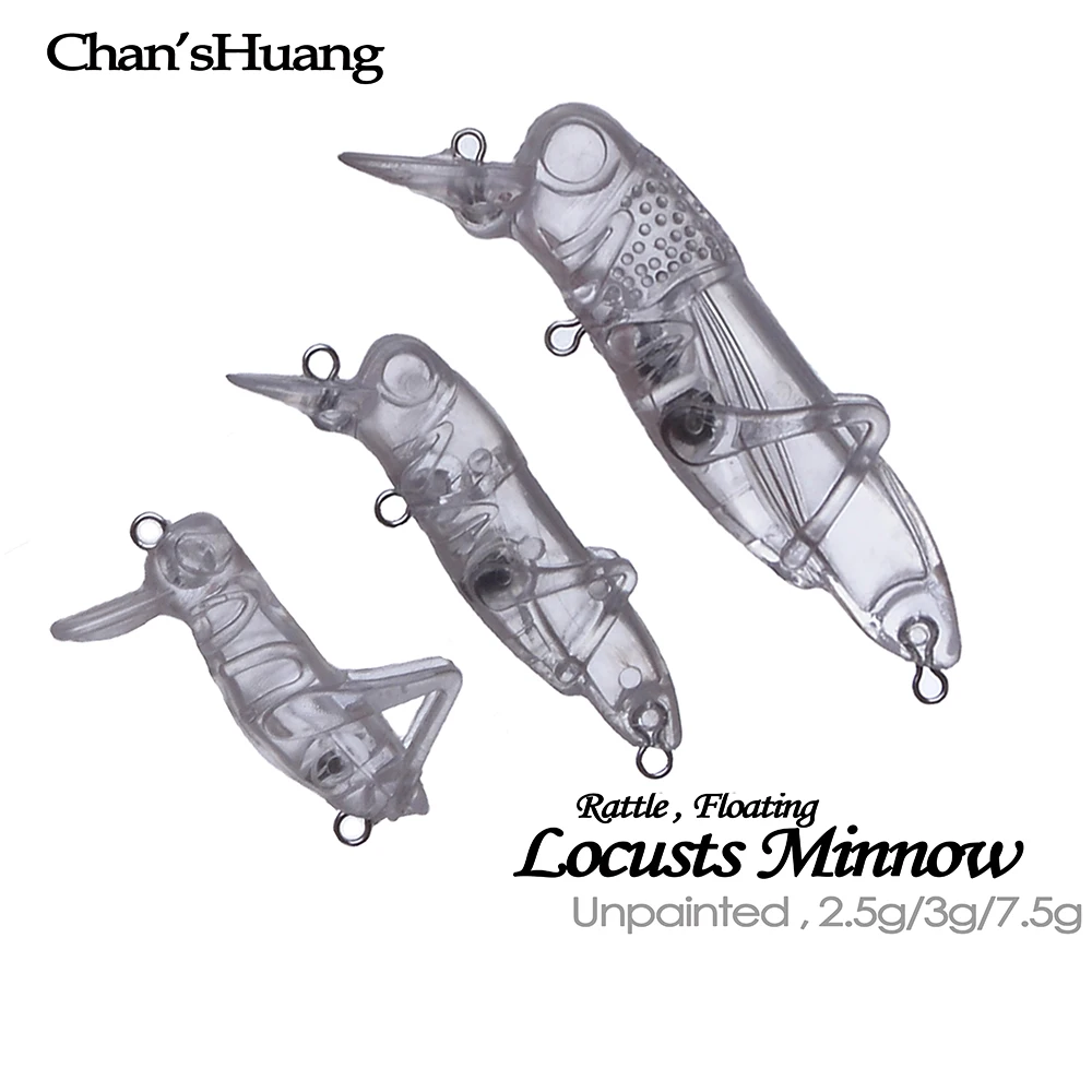 Chan'sHuang Señuelos flotantes langosta 2,5-7,5g