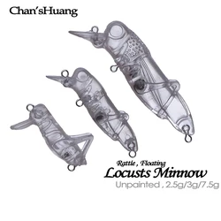 Chan'sHuang Señuelos flotantes langosta 2,5-7,5g