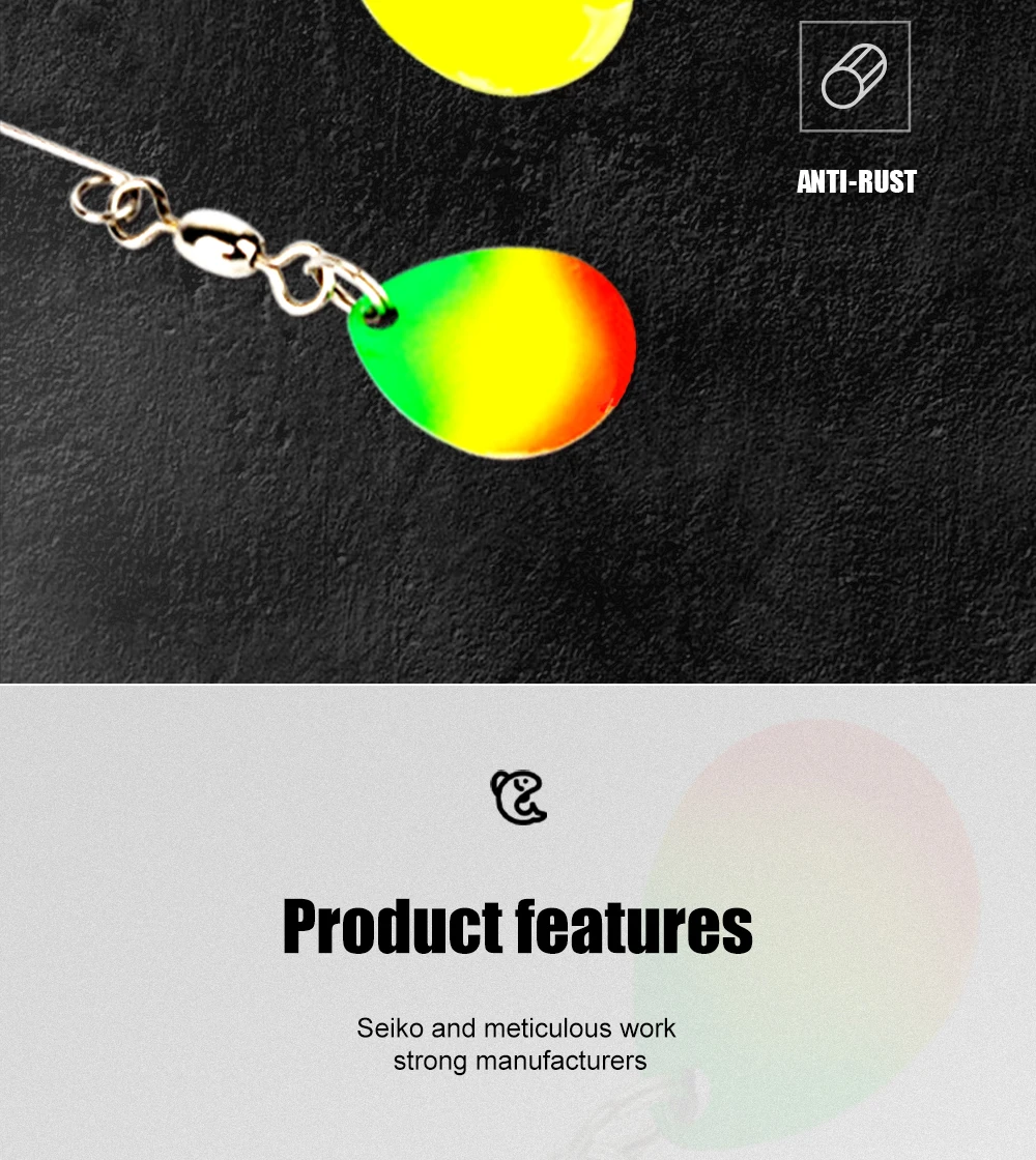 Experimente ganchos de pesca vibrantes duraderos con diseño anti-rompidos para un rendimiento mejorado