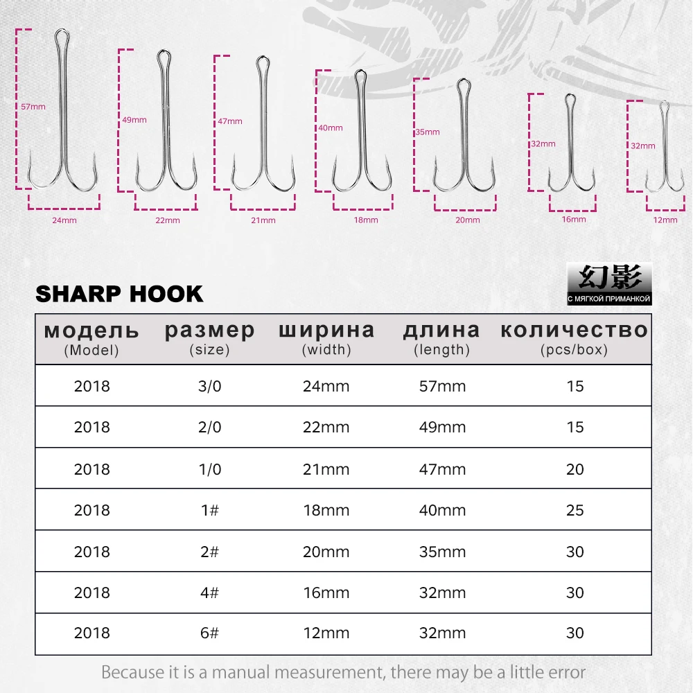 HuntHouse Anzuelo Doble Acero Inoxidable - imagen 2