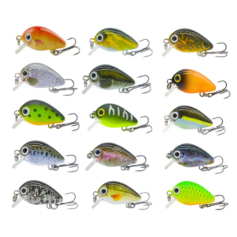 Mini pececillo de hundimiento lento, señuelo de Pesca de 2,8 cm y 2,0g, Wobblers Crankbaits Jerkbait, perca, carpa, trucha, Señuelos de Pesca - imagen 4