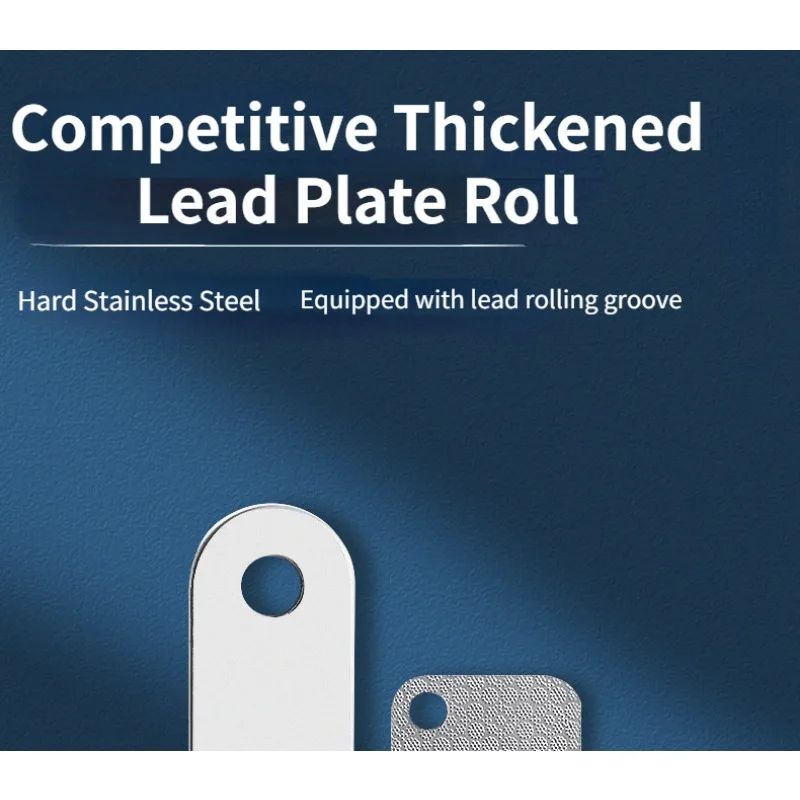 Rollo de placa de plomo de estilo clásico engrosado de aleación de aluminio de acero inoxidable de 10g, tablero de frotamiento de plomo multifuncional - imagen 5