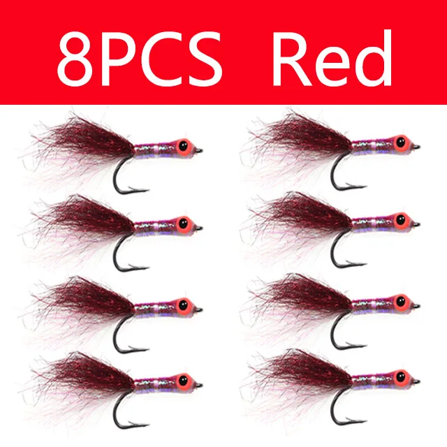 8PCS Red