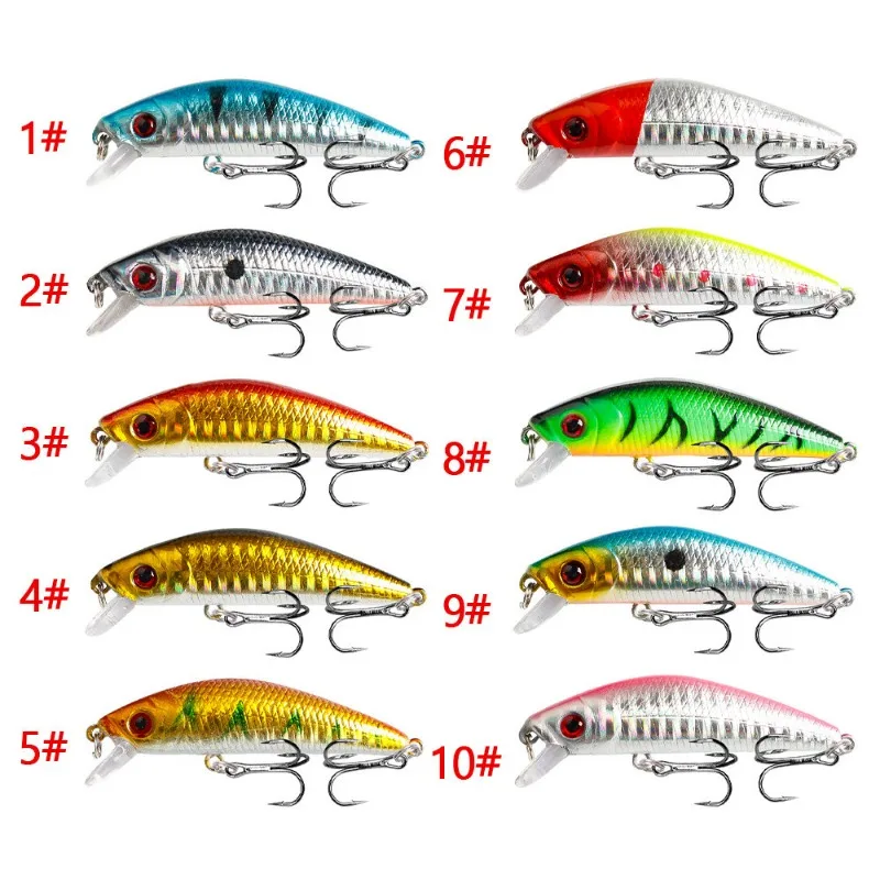 Cebo duro artificial para pesca, crankbait para lubina y Lucio, equipo de pesca, 70mm, 8g, 1 ud. - imagen 3