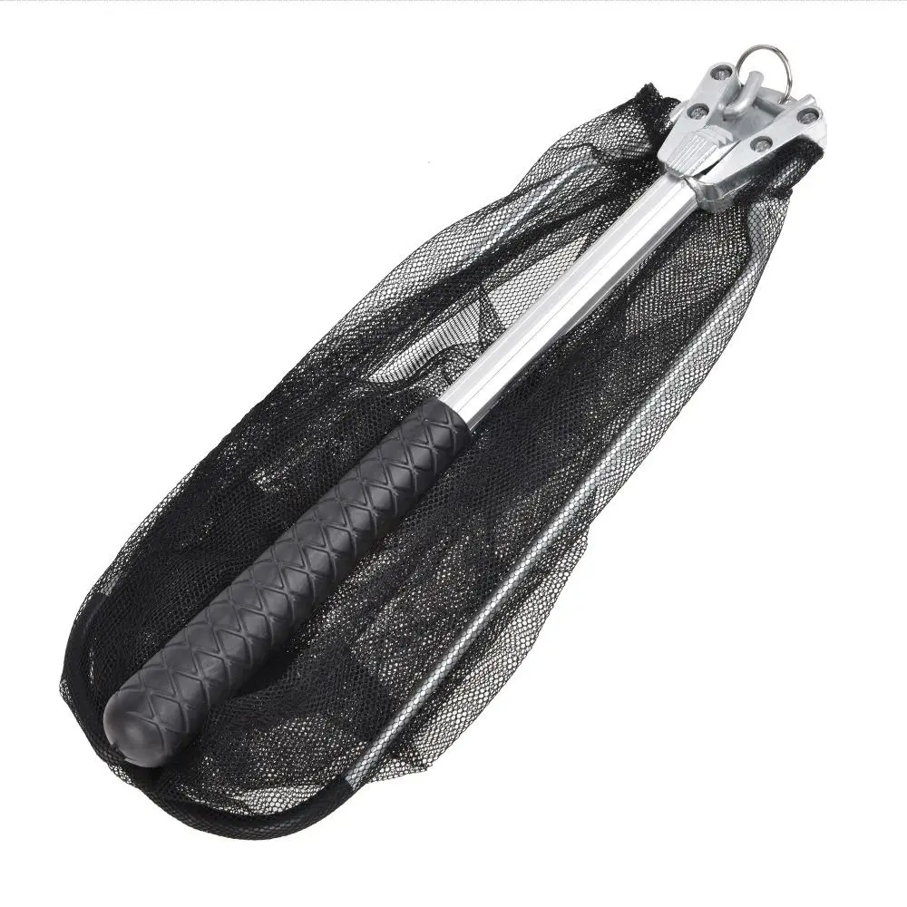 Red de inmersión ultraligera de aleación de aluminio negro duradero, herramienta de pesca con mosca, accesorios, redes de pesca - imagen 4