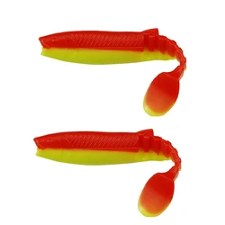 KESFISHING Cannibal 3-4 pulg Swimbait cebo silicona suave olor camaron