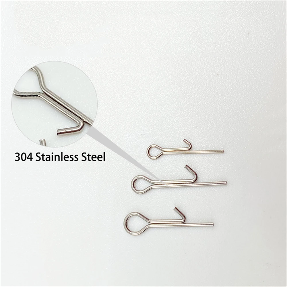 Señuelo suave de acero inoxidable de 1000 piezas, aguja fija modificada, Conector de cebo suave, Pin de bloqueo de hebilla, accesorios de aparejos de Pesca - imagen 5