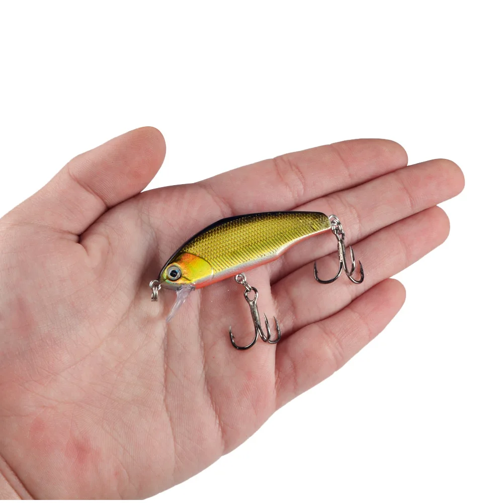 Minnow Wobbler de hundimiento lento, señuelo de pesca de 6cm/5g, Crankbaits, Señuelos de pesca 2022 swimbait, Señuelos de pesca - imagen 4