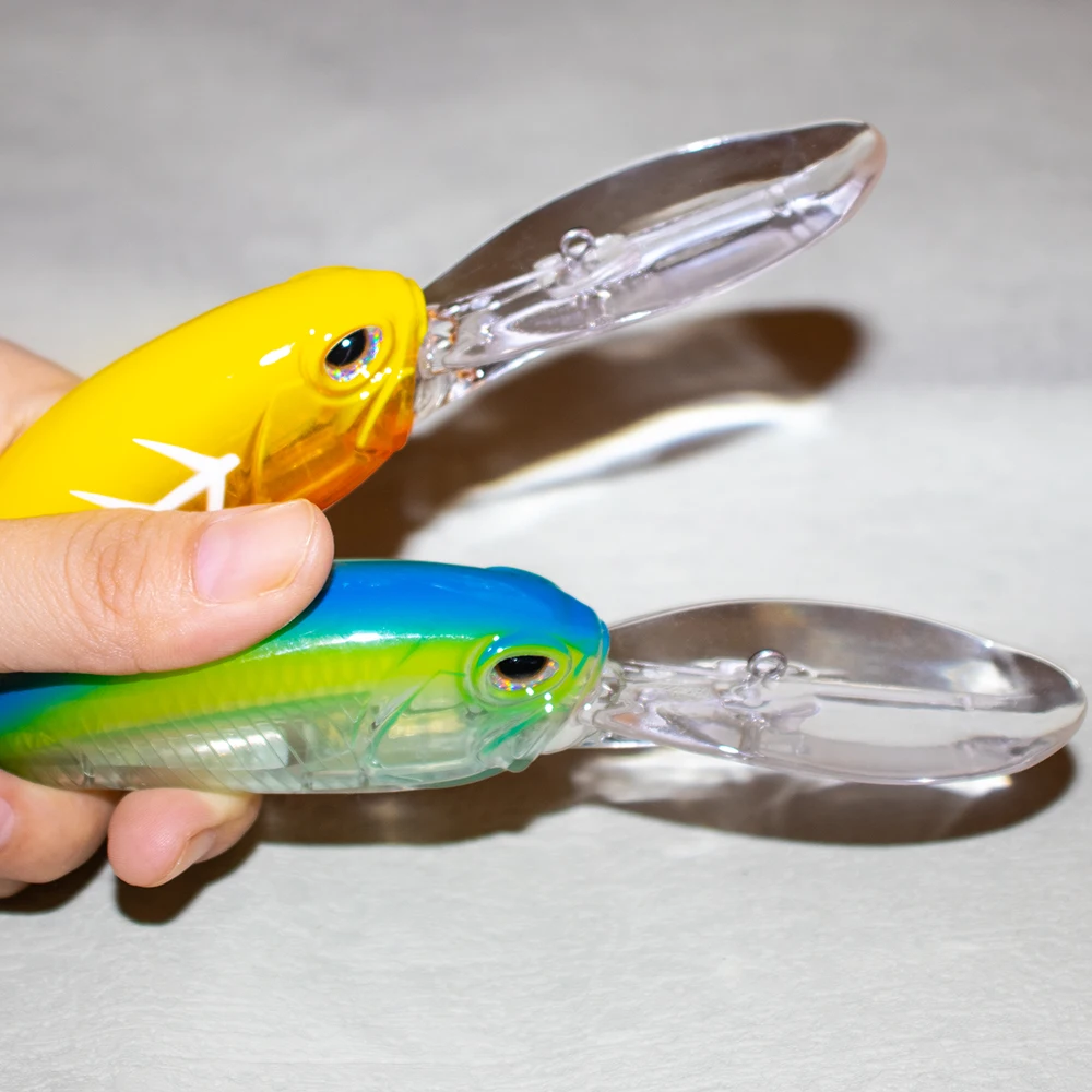 Diseños de señuelos de pesca coloridos para pesca efectiva