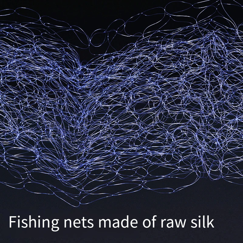 Trampa de red de pesca, malla luminosa con cuentas, red para peces de mar, diseño de aparejos, trampa de pesca fundida para shoal de cobre, aparejos de pesca de 11 tamaños - imagen 5