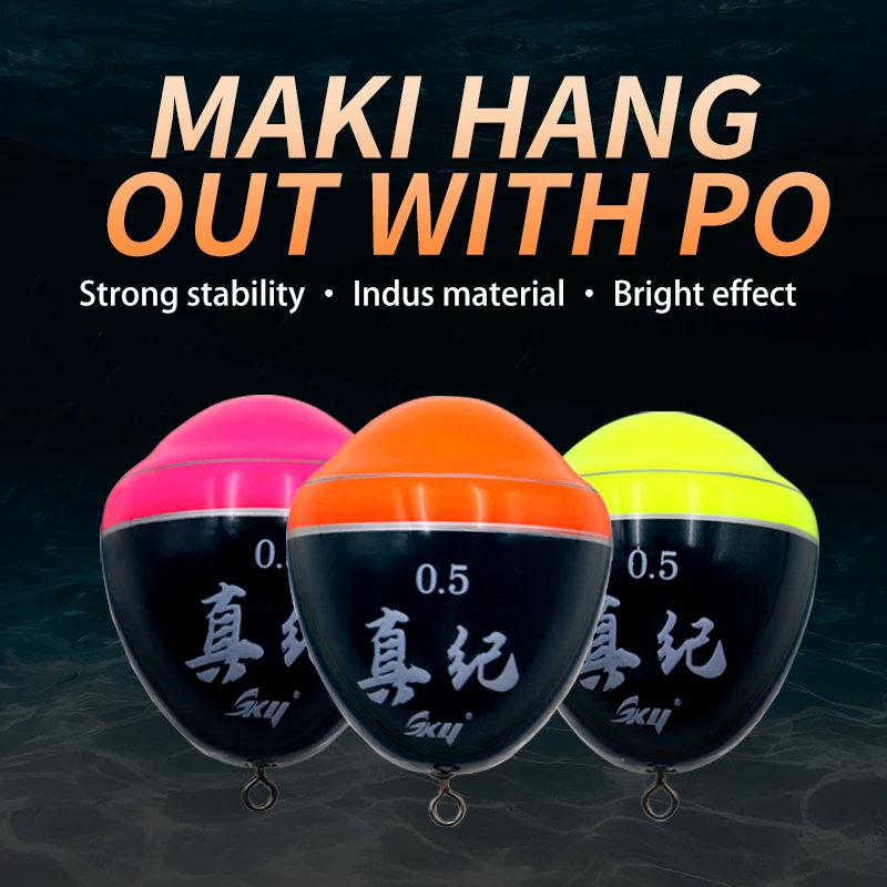 Boya flotante de pesca en el mar, palo luminoso Insertable para pesca nocturna, madera de Paulownia, Océano, Roca, novedad - imagen 3