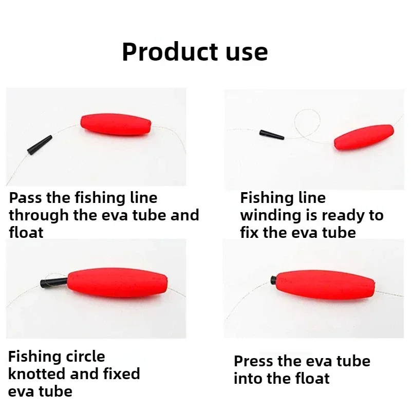 20 piezas flotador de pesca Bobbers caña de pescar flotador ovalado cañas de pescar accesorios de cañas de mar aparejos de entretenimiento boyas - imagen 5