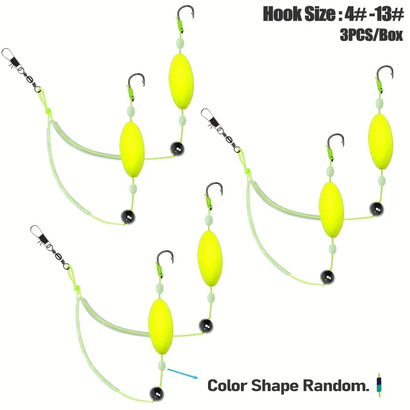BRAVMACK Anzuelo Doble Inverso para Carpa – Aparejo de Pesca - imagen 2