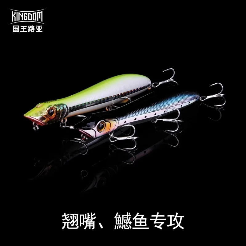 King Changing-Cebo de superficie flotante 6501, sistema de lápiz de escalada ondulada, cebo falso de lanzamiento lejano en agua dulce - imagen 4