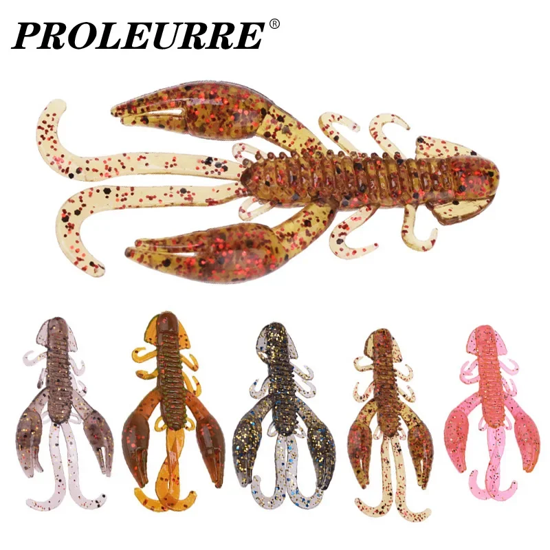 Swimbait silicona con aroma a pescado – Larva de cangrejo para lubina